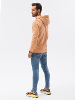 Men's hooded sweatshirt B1147 - light brown