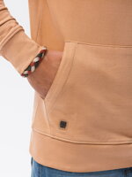 Men's hooded sweatshirt B1147 - light brown