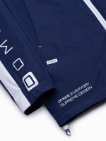 Men's winter jacket C455 - dark blue