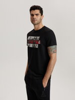 Men's printed T-shirt DKR S 0223 S1823 - black