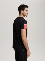 Men's printed T-shirt DKR S 0223 S1823 - black
