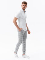 Men's shirt with short sleeves K541 - white