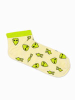 Men's socks U177 - lime