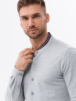 Men's shirt with long sleeves K542 - grey