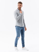 Men's shirt with long sleeves K542 - grey
