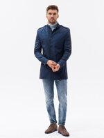 Men's mid-season coat C269 - navy