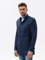 Men's mid-season coat C269 - navy