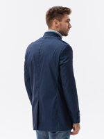Men's mid-season coat C269 - navy