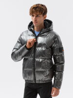 Men's winter jacket C463 - grey