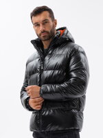Men's winter jacket - black C545