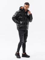 Men's winter jacket - black C545