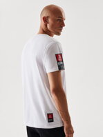 Men's printed T-shirt DKR 0122 S1834 - white