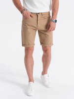 Men's casual shorts W303 - dark beige