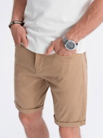 Men's casual shorts W303 - dark beige