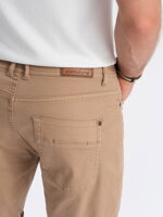 Men's casual shorts W303 - dark beige