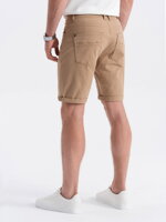 Men's casual shorts W303 - dark beige