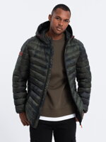 Men's mid-season quilted jacket C368 - camo