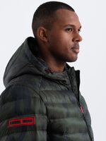 Men's mid-season quilted jacket C368 - camo