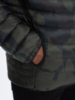 Men's mid-season quilted jacket C368 - camo