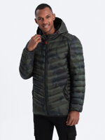 Men's mid-season quilted jacket C368 - camo