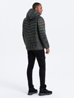 Men's mid-season quilted jacket C368 - camo
