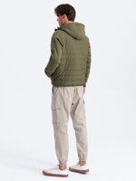 Men's mid-season jacket - olive C601