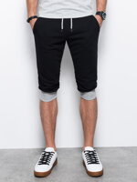 Men's sweatshorts - black/grey V1 P29