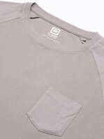 Men's plain longsleeve L137 - grey