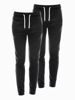 Men's sweatpants - black 2-pack Z38 V5