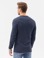 Men's sweater E121 - navy/melange