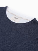 Men's sweater E121 - navy/melange