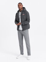 Men's mid-season jacket - V3 dark grey C601