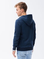 Men's zip-up sweatshirt B977 - navy V