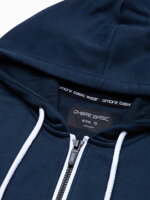 Men's zip-up sweatshirt B977 - navy V
