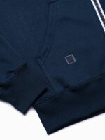 Men's zip-up sweatshirt B977 - navy V