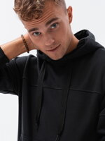 Men's hooded sweatshirt B1078 - black