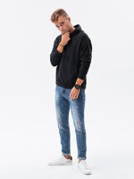 Men's hooded sweatshirt B1078 - black