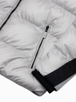 Men's winter jacket C503 - light grey