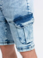 Men's denim shorts - light jeans W362