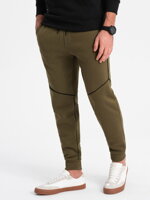 Men's sweatpants - khaki V4 OM-PASK-22FW-001