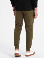 Men's sweatpants - khaki V4 OM-PASK-22FW-001