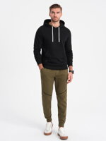 Men's sweatpants - khaki V4 OM-PASK-22FW-001