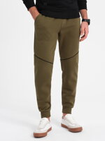 Men's sweatpants - khaki V4 OM-PASK-22FW-001