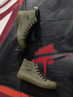 Men's ankle shoes T357 - khaki
