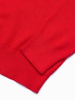 Men's sweater E177 - dark red