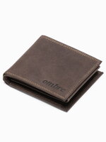 Men's leather wallet A092 - brown
