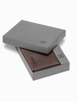 Men's leather wallet A092 - brown