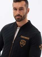 Men's zip-up sweatshirt - V3 black B1422