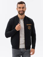 Men's zip-up sweatshirt - V3 black B1422