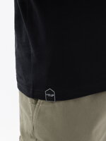 Men's Longsleeve with Reglan Sleeve - Black and Olive V3 L155